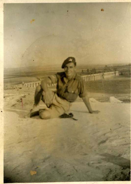 253 camp. Thomas Howe top of the water tower Haifa